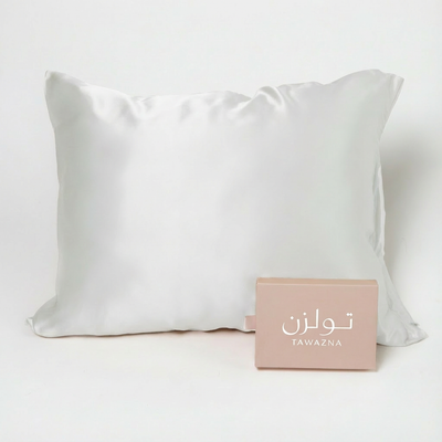 أبيض / قياسي – 51 × 66 سم